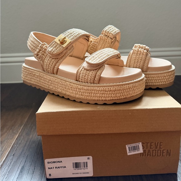 Steve Madden Shoes - Steve Madden Nat Raffia